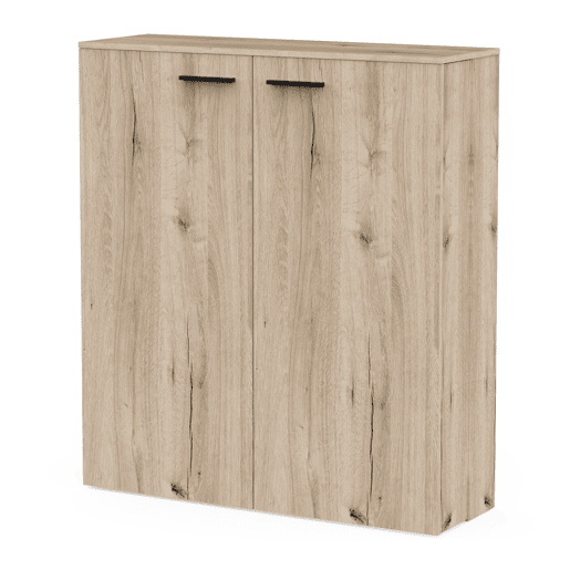 Sapateira CUBE II 113,9x100,5x32,9cm carvalho