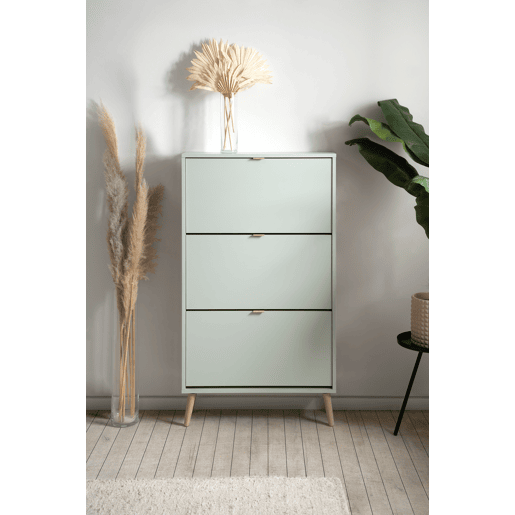 Sapateira COOL 125x70x24cm 3 compartimentos verde