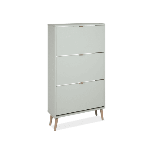 Sapateira COOL 125x70x24cm 3 compartimentos verde