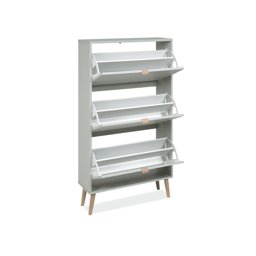 Sapateira COOL 125x70x24cm 3 compartimentos verde