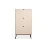 Sapateira COOL 125x70x24cm 3 compartimentos bege