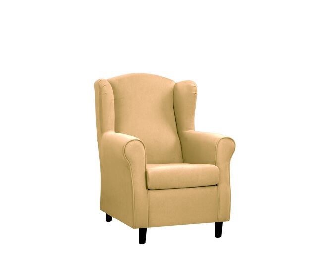 Sillón decorativo dan color amarillo