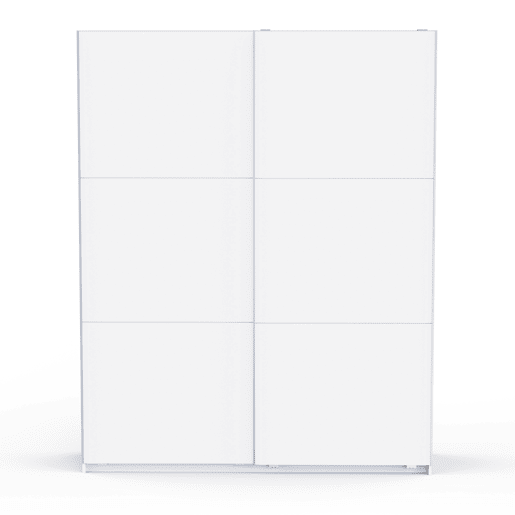 Roupeiro ALHAMBRA 178x223cm 2 portas de correr branco