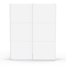 Roupeiro ALHAMBRA 178x223cm 2 portas de correr branco