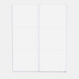 Roupeiro ALHAMBRA 178x223cm 2 portas de correr branco