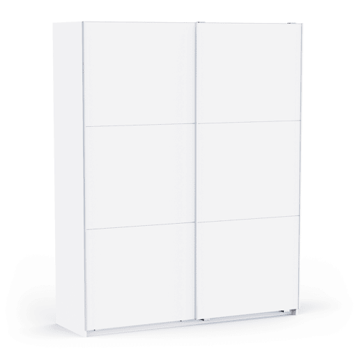 Roupeiro ALHAMBRA 178x223cm 2 portas de correr branco