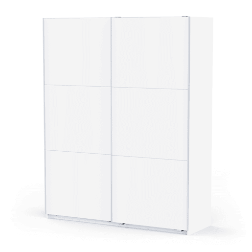 Roupeiro ALHAMBRA 178x223cm 2 portas de correr branco