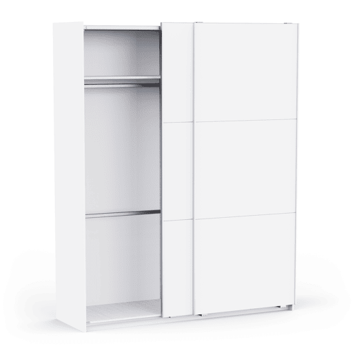 Roupeiro ALHAMBRA 178x223cm 2 portas de correr branco