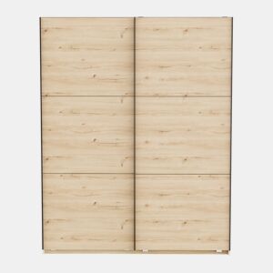 Roupeiro ALHAMBRA 178x223cm 2 portas de correr carvalho