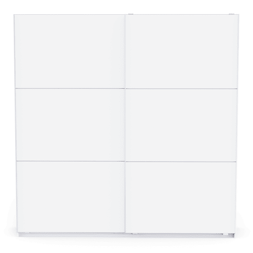 Roupeiro ALHAMBRA 221x223cm 2 portas de correr branco