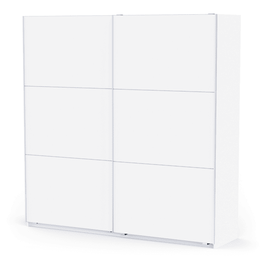 Roupeiro ALHAMBRA 221x223cm 2 portas de correr branco