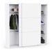 Armario ALHAMBRA 2 puertas correderas Armario ALHAMBRA 2 puertas correderas Blanco