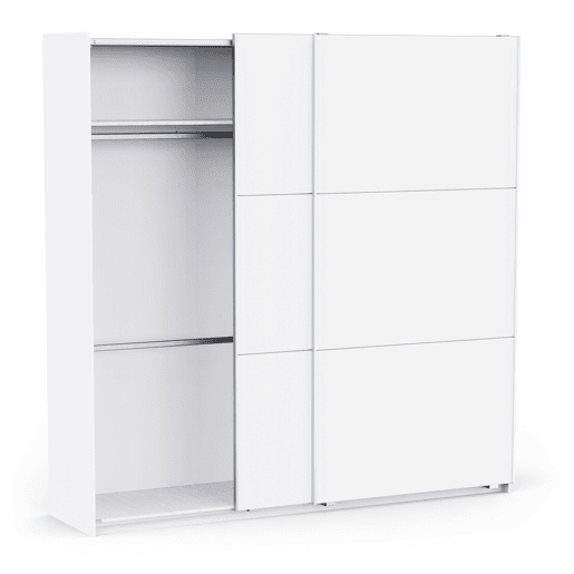 Roupeiro ALHAMBRA 221x223cm 2 portas de correr branco