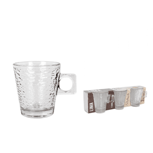 Conjunto de 3 chávenas de café LIMA ABSTRACTO 8cl LA MEDITERRANEA