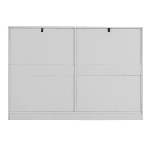 Cómoda dupla NELS com 6 gavetas branco