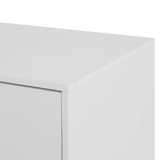 Cómoda NELS com 5 gavetas branco
