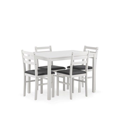 Conjunto de cozinha 1 mesa e 4 cadeiras ALBA Conjunto de cozinha 1 mesa e 4 cadeiras ALBA