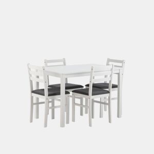 Conjunto de cozinha 1 mesa e 4 cadeiras ALBA
