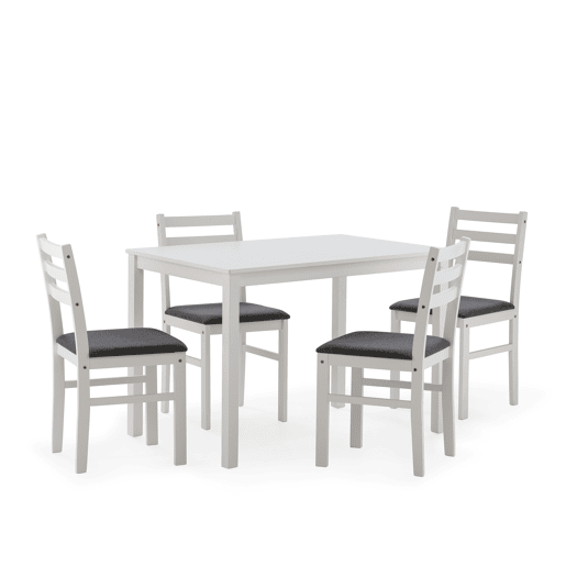 Conjunto de cozinha 1 mesa e 4 cadeiras ALBA Conjunto de cozinha 1 mesa e 4 cadeiras ALBA