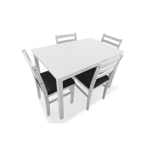 Conjunto de cozinha 1 mesa e 4 cadeiras ALBA Conjunto de cozinha 1 mesa e 4 cadeiras ALBA