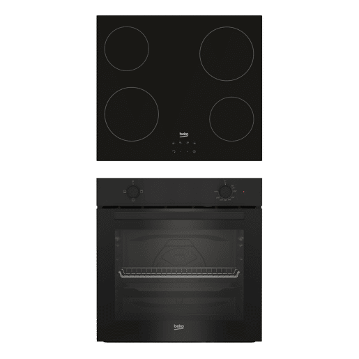 Conjunto forno e placa vitrocerâmica BEKO BBSC11020B