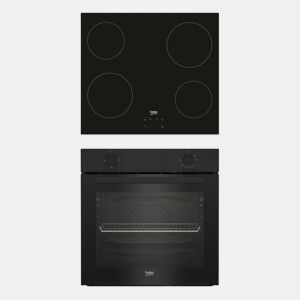 Conjunto forno e placa vitrocerâmica BEKO BBSC11020B