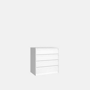 Cómoda MONTADO BLOCK com 4 gavetas 72,5x70x45cm branca