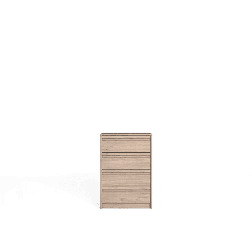 Cómoda MONTADO BLOCK com 4 gavetas 50cm bege Cómoda MONTADO BLOCK com 4 gavetas 50cm bege