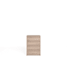 Cómoda MONTADO BLOCK com 4 gavetas 50cm bege