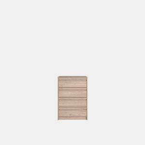 Cómoda MONTADO BLOCK com 4 gavetas 50cm bege