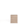 Cómoda MONTADO BLOCK com 4 gavetas 72,5x60x45cm bege