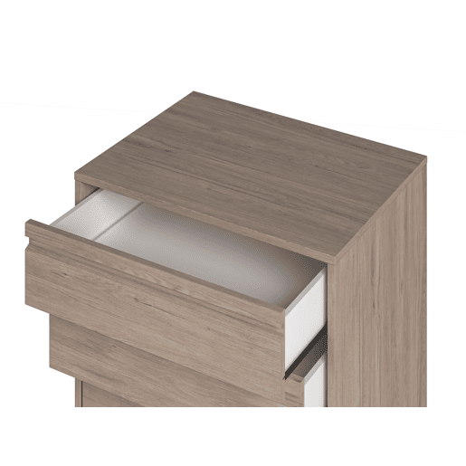 Cómoda MONTADO BLOCK com 4 gavetas 72,5x60x45cm bege