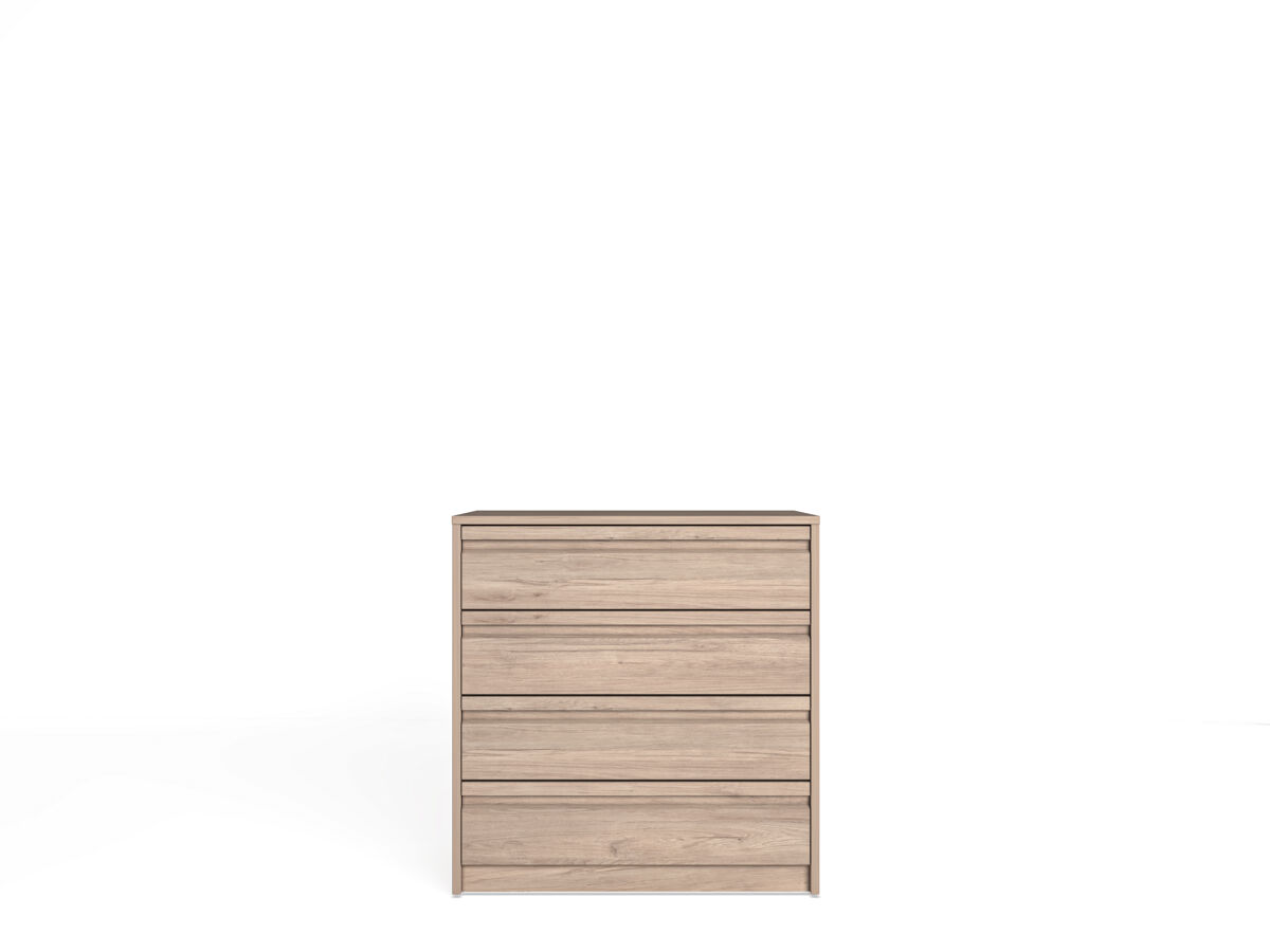 Cajonera montada block de 4 cajones 70cm beige