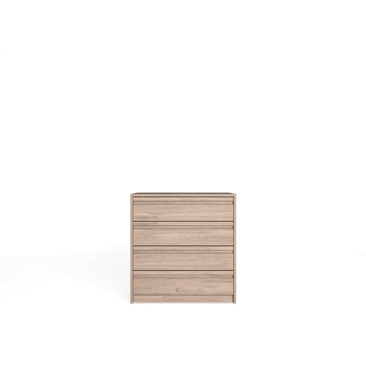 Cómoda MONTADO BLOCK com 4 gavetas 70cm bege