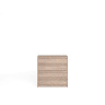 Cómoda MONTADO BLOCK com 4 gavetas 70cm bege