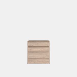 Cómoda MONTADO BLOCK com 4 gavetas 70cm bege