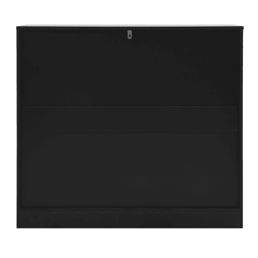 Cómoda NELS com 3 gavetas preto