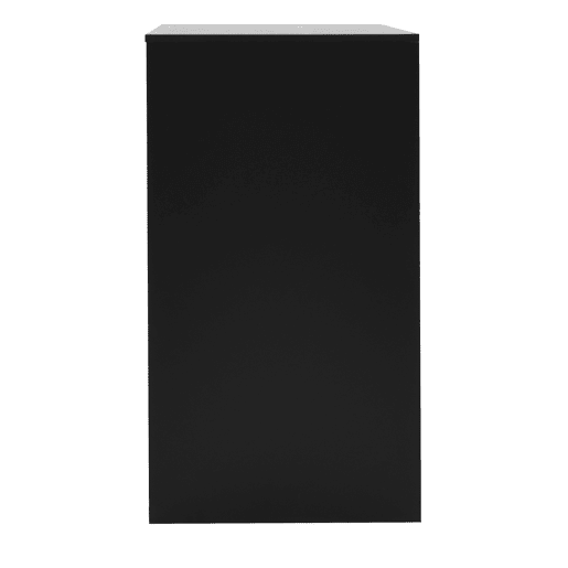 Cómoda NELS com 3 gavetas preto