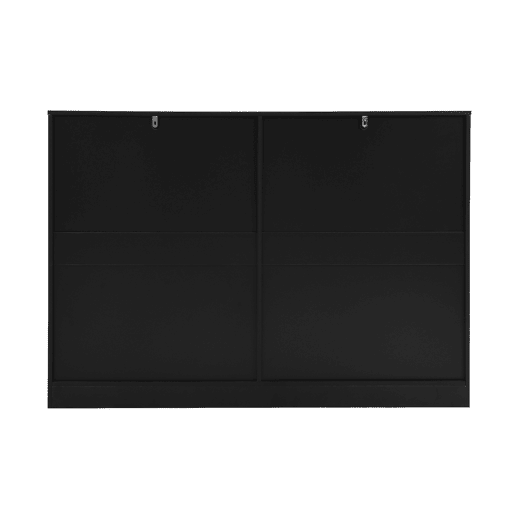 Cómoda dupla NELS com 6 gavetas preto