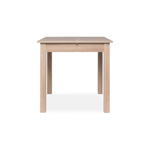 Mesa extensÃvel quadrada DORA 80x80cm cor carvalho Mesa extensÃvel quadrada DORA 80x80cm cor carvalho