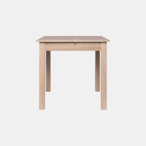 Mesa extensível quadrada DORA 80x80cm cor carvalho
