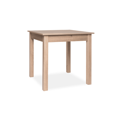 Mesa extensÃvel quadrada DORA 80x80cm cor carvalho Mesa extensÃvel quadrada DORA 80x80cm cor carvalho