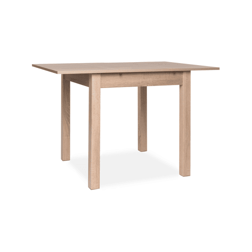 Mesa extensÃvel quadrada DORA 80x80cm cor carvalho Mesa extensÃvel quadrada DORA 80x80cm cor carvalho