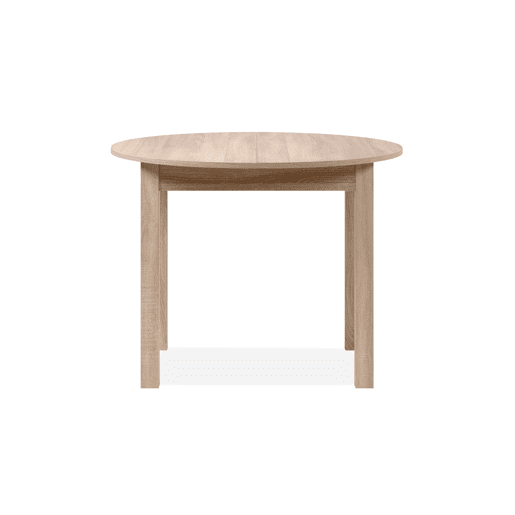 Mesa extensível redonda DORA 100x100cm cor carvalho