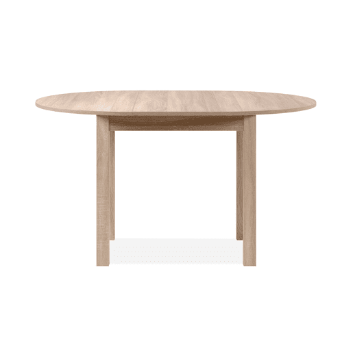 Mesa extensível redonda DORA 100x100cm cor carvalho
