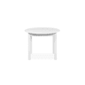 Mesa extensível redonda DORA 100x100cm cor branco