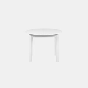 Mesa extensível redonda DORA 100x100cm cor branco