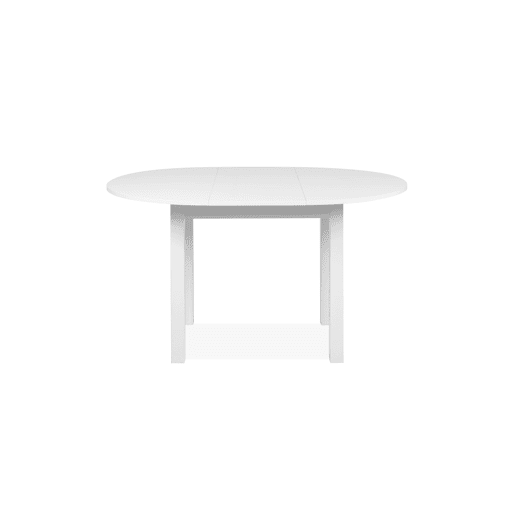 Mesa extensível redonda DORA 100x100cm cor branco