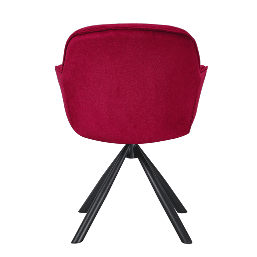Conjunto de 2 cadeiras SILVIA cor vermelho