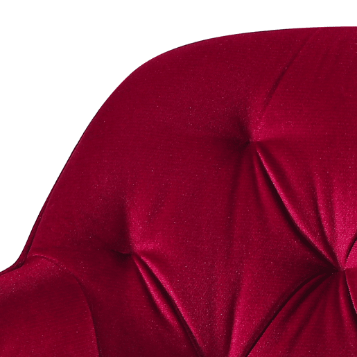 Conjunto de 2 cadeiras SILVIA cor vermelho